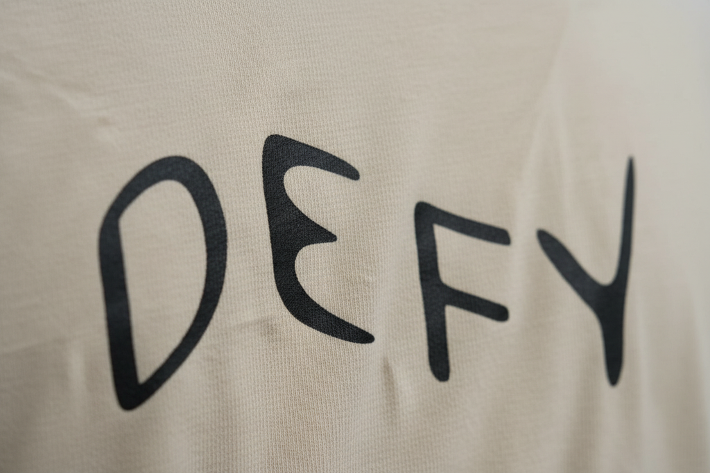 Back view close-up fabric quality