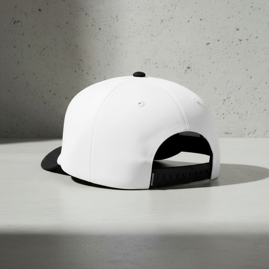 Back view with snapback