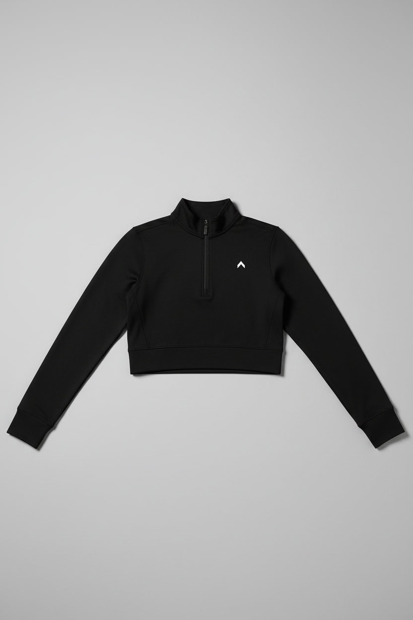 Black Jacket - Flat Lay