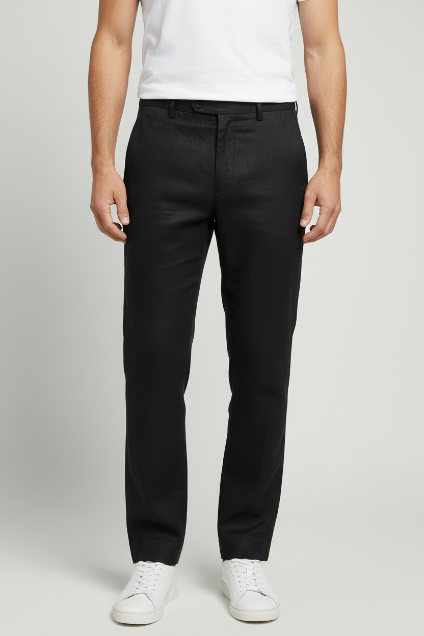 Black Linen Pants
