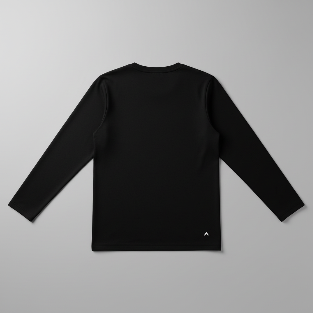 Black Long Sleeve - Back View