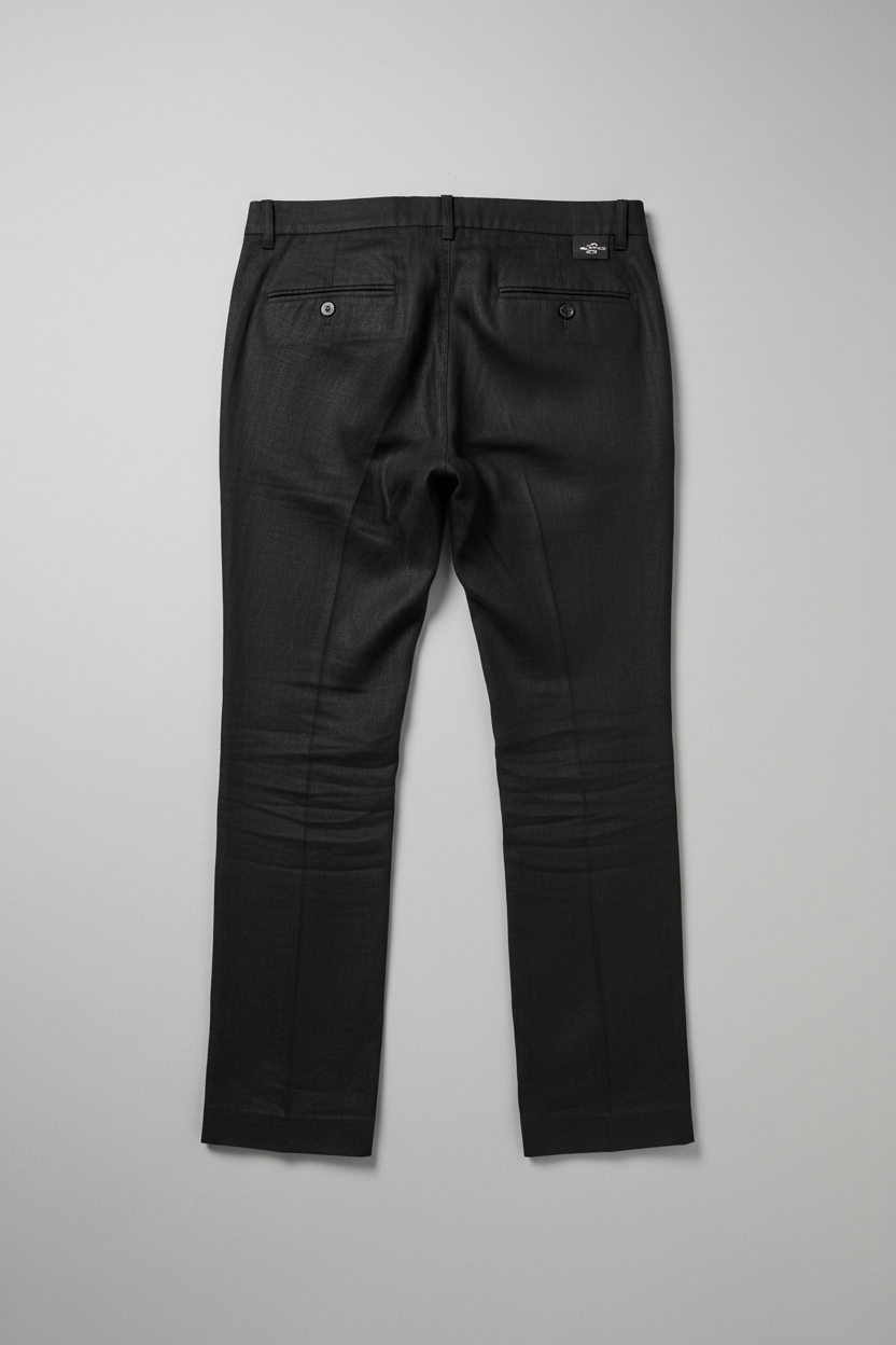 Black Pants - Back Flat Lay