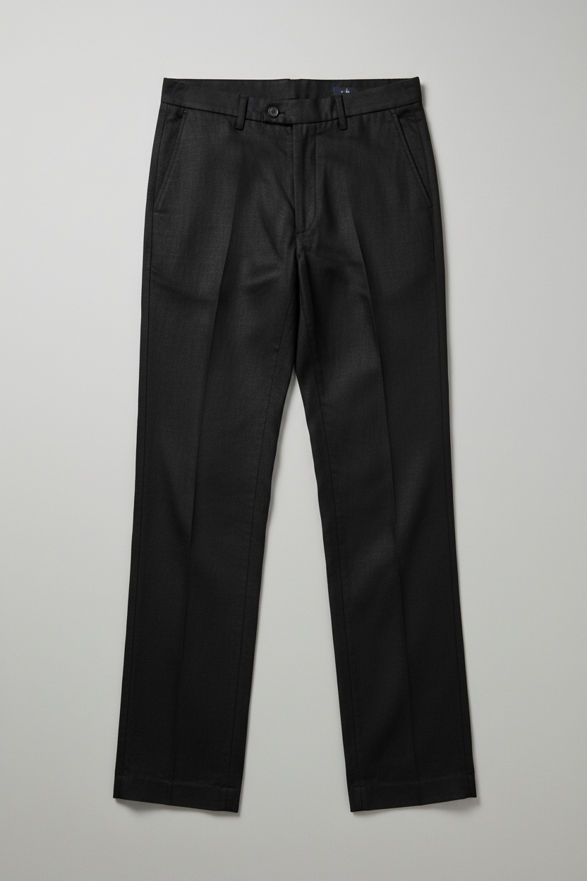 Black Pants - Front Flat Lay