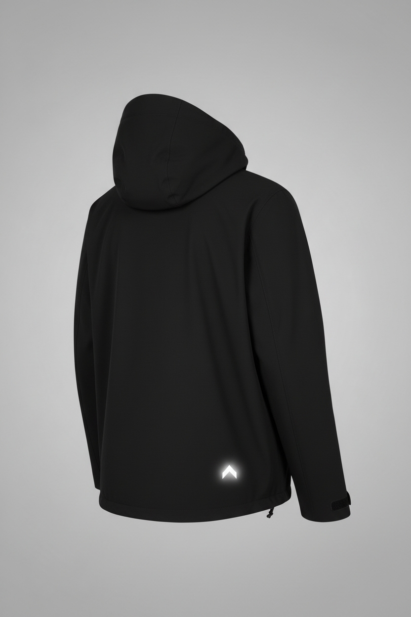 Black pullover back angle 2