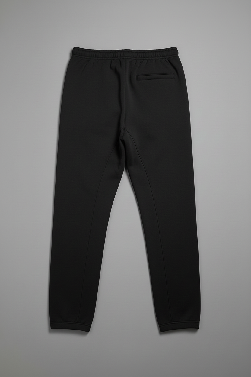 Black Sweatpants Back View