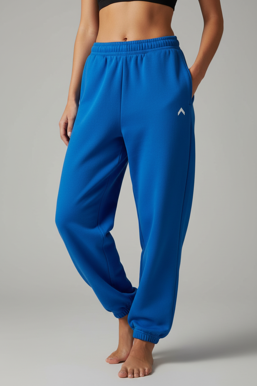 Blue Baggy Sweatpants