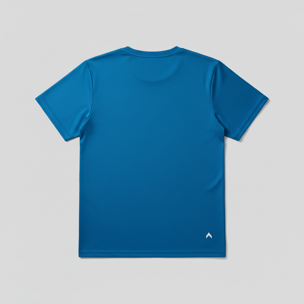 Blue Running Tee - Back View