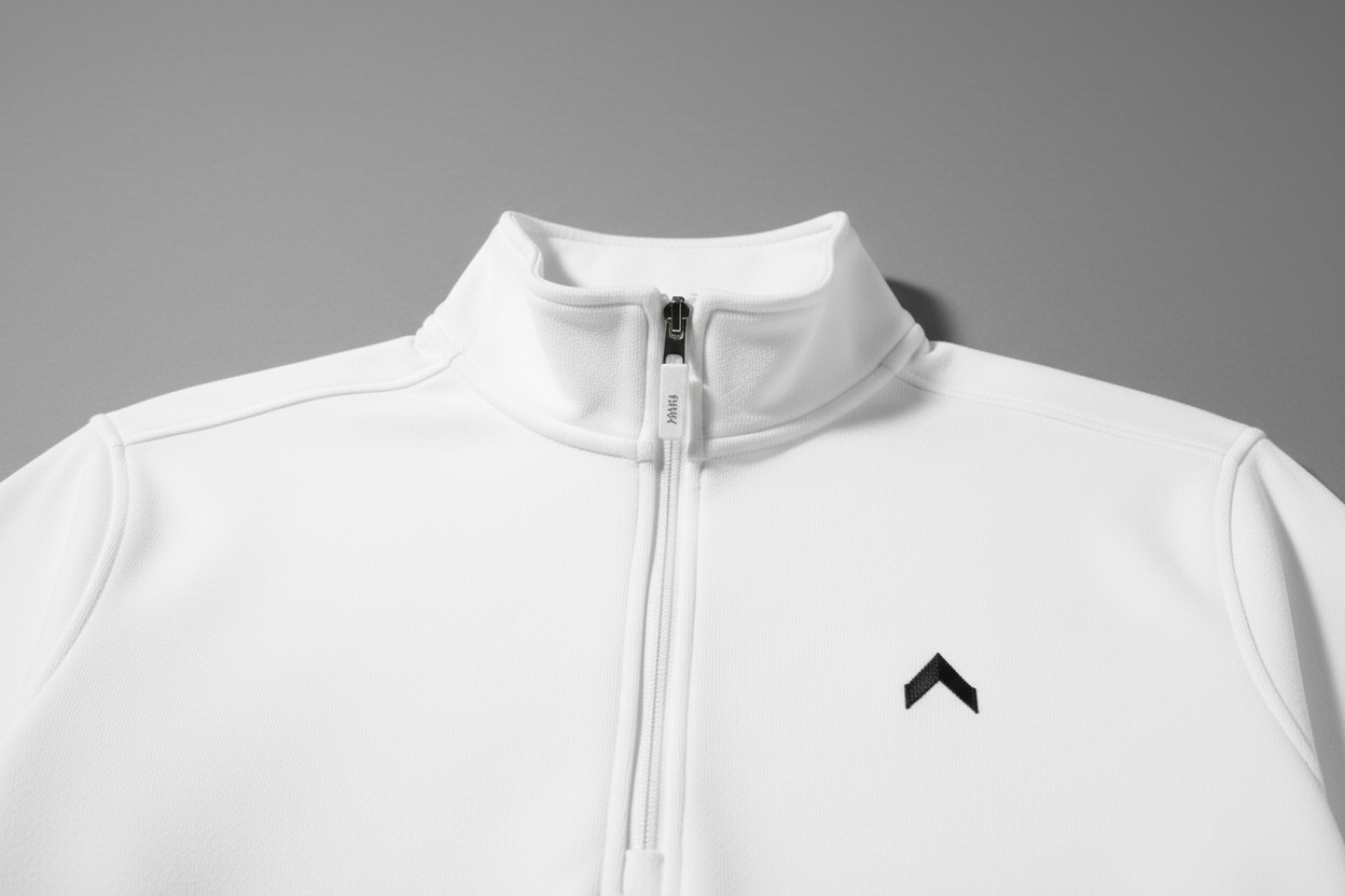 Collar and zipper detail