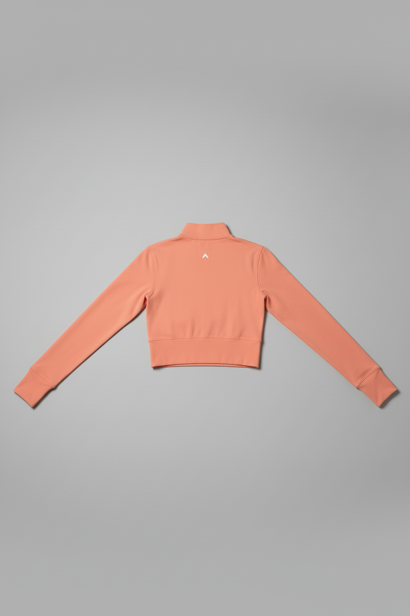 Coral Peach Jacket - Back View