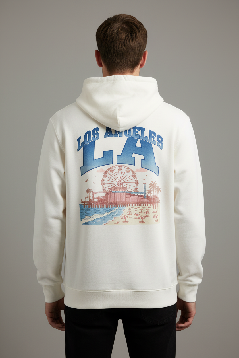 LA Pier Hoodie with Sleeves