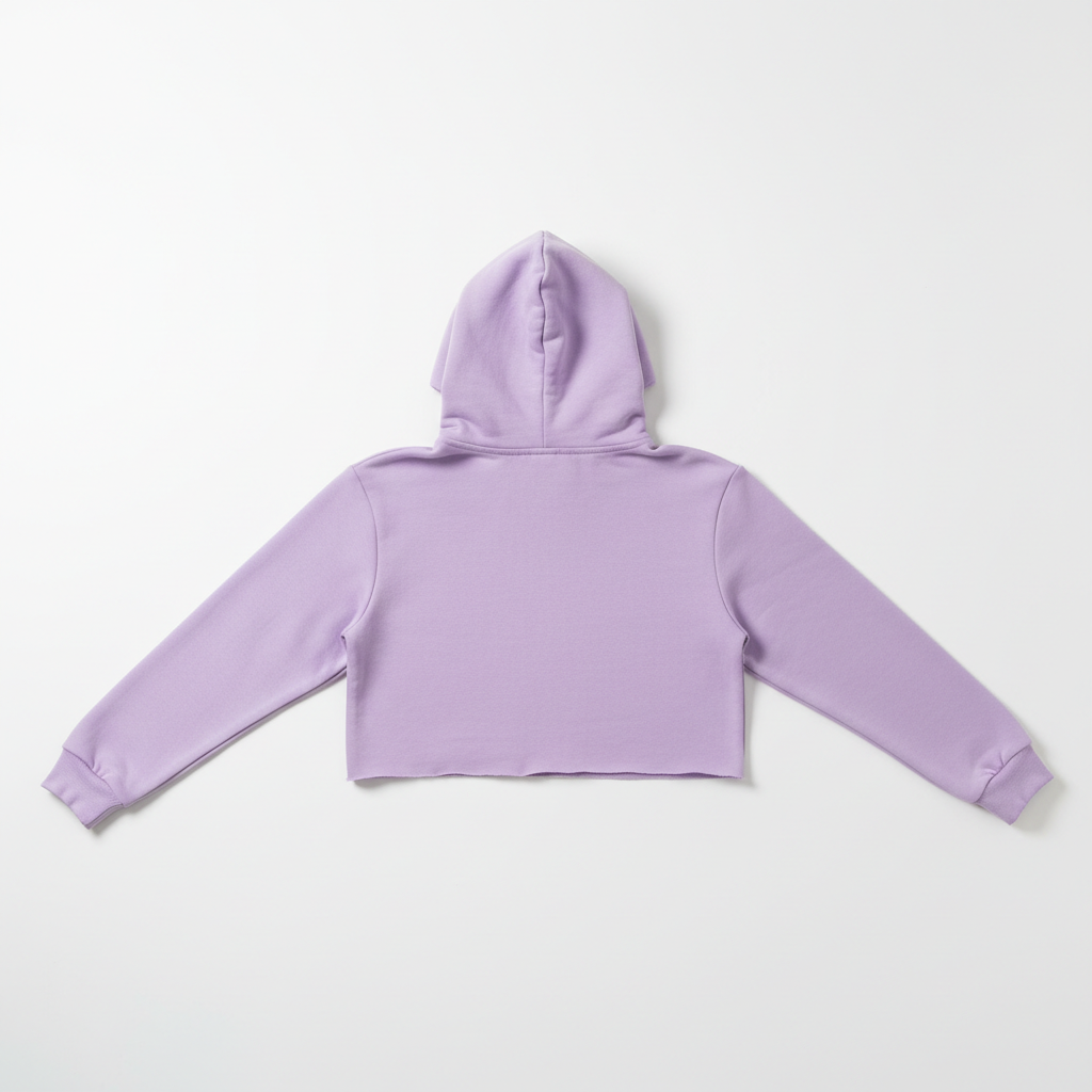 Lavender Hoodie Back View