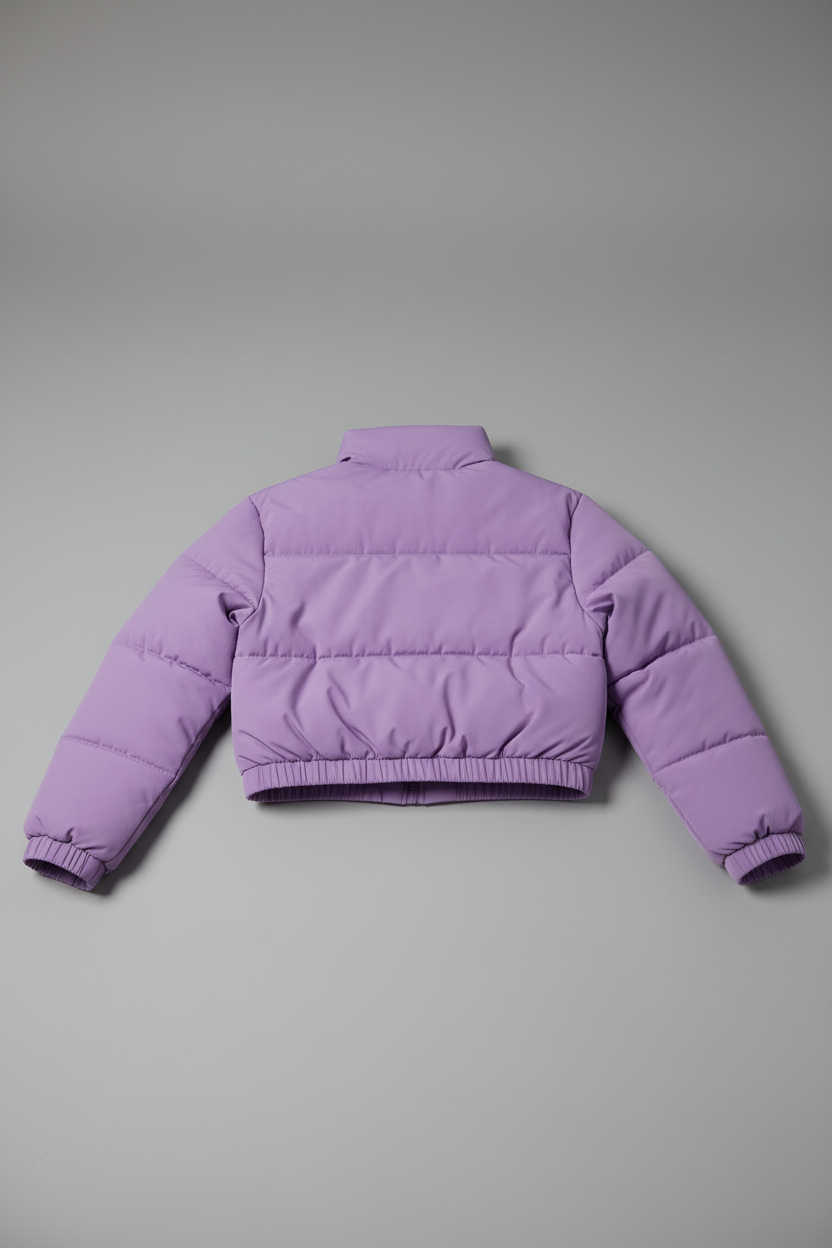 Lavender Puffer - Back View