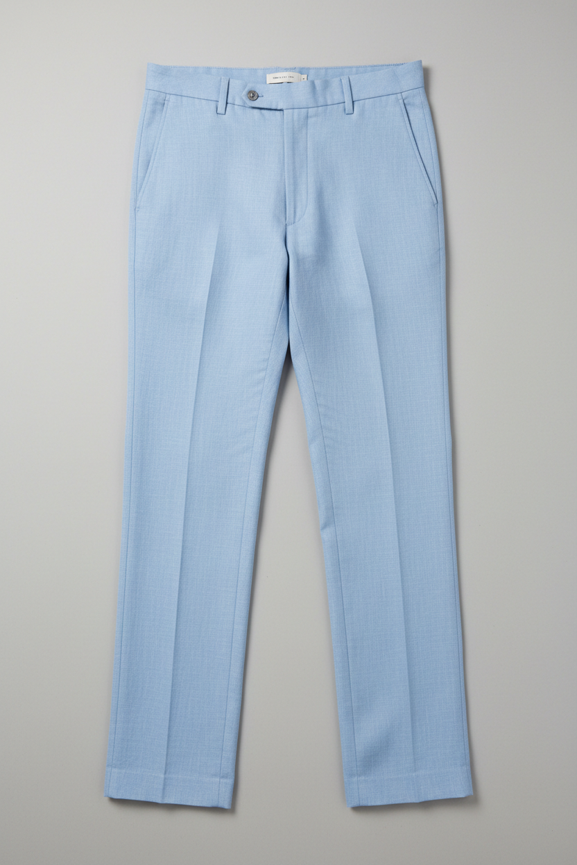 Light Blue Pants - Front Flat Lay