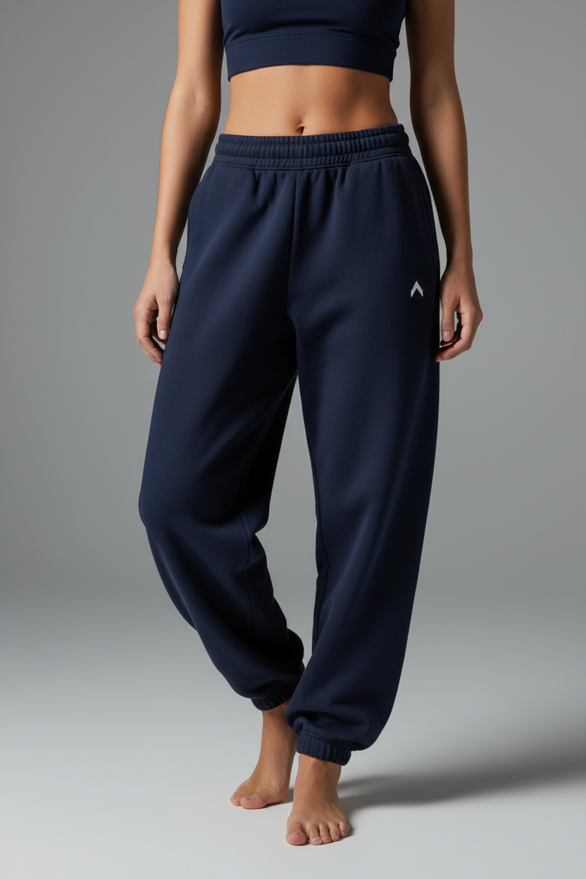 Navy Baggy Sweatpants