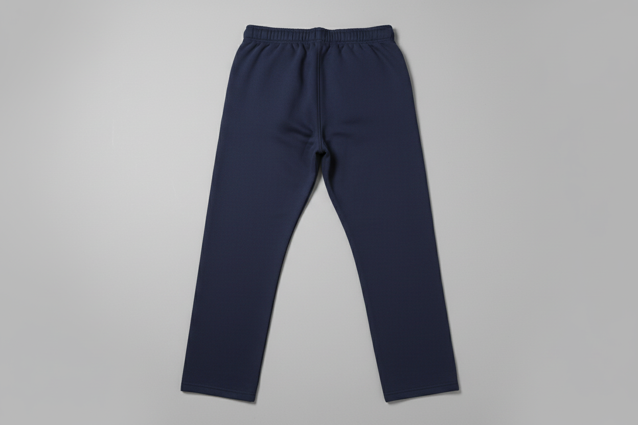 Navy sweatpants back straight