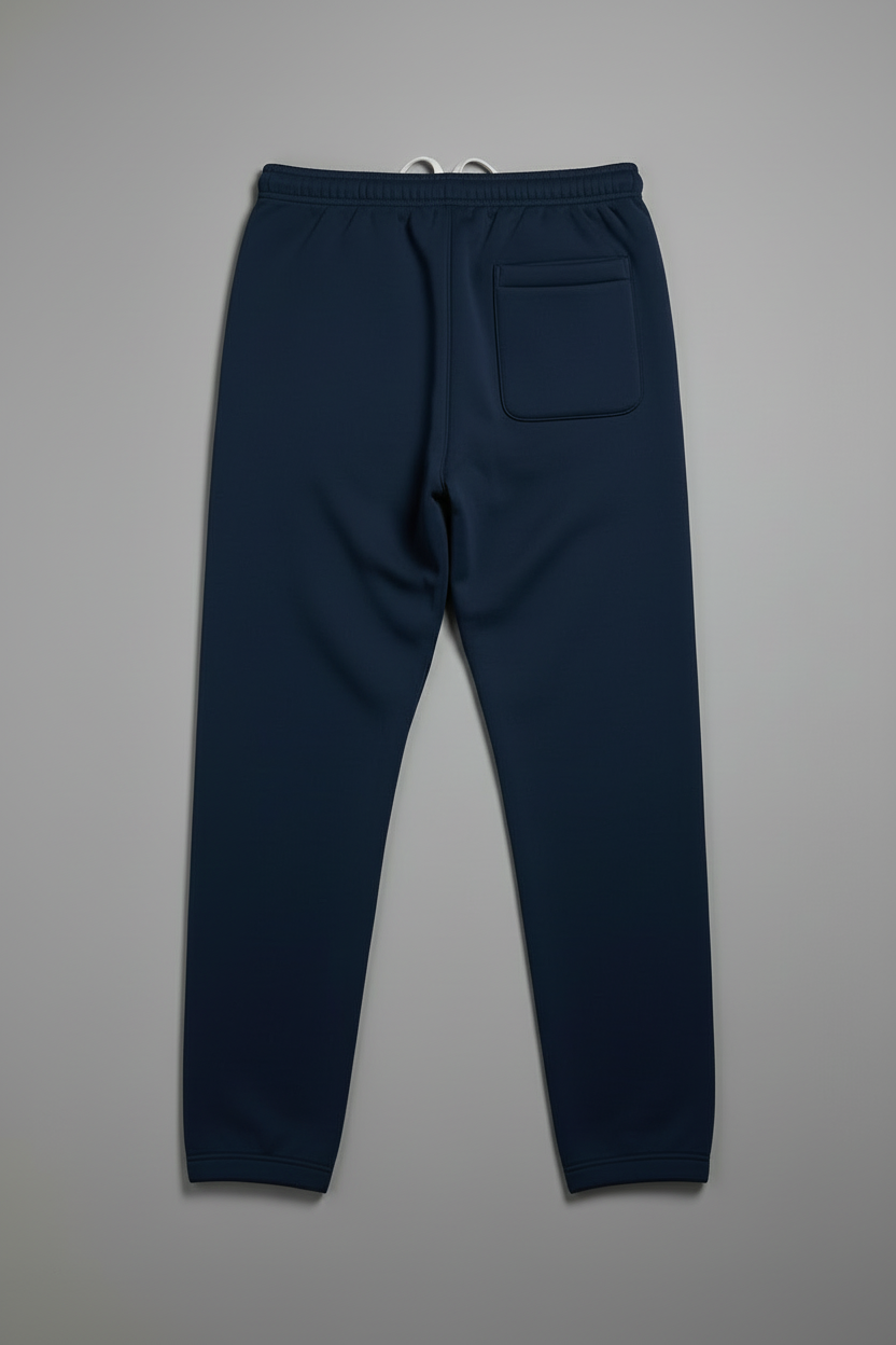 Navy Sweatpants Back View