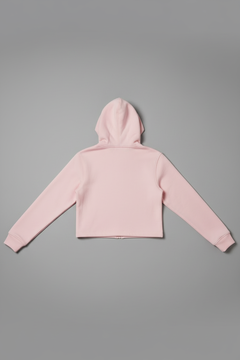 Pink Hoodie Back View
