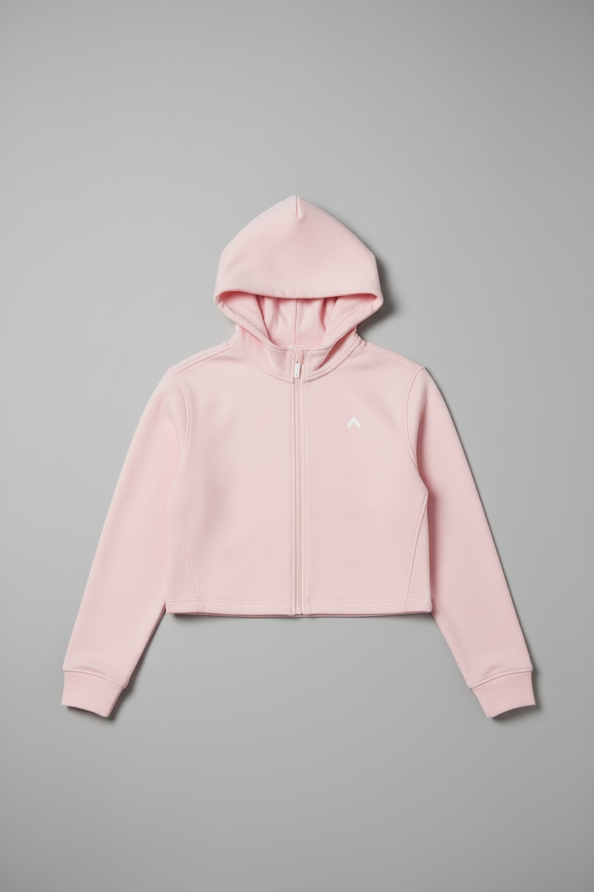 Pink Hoodie Front View
