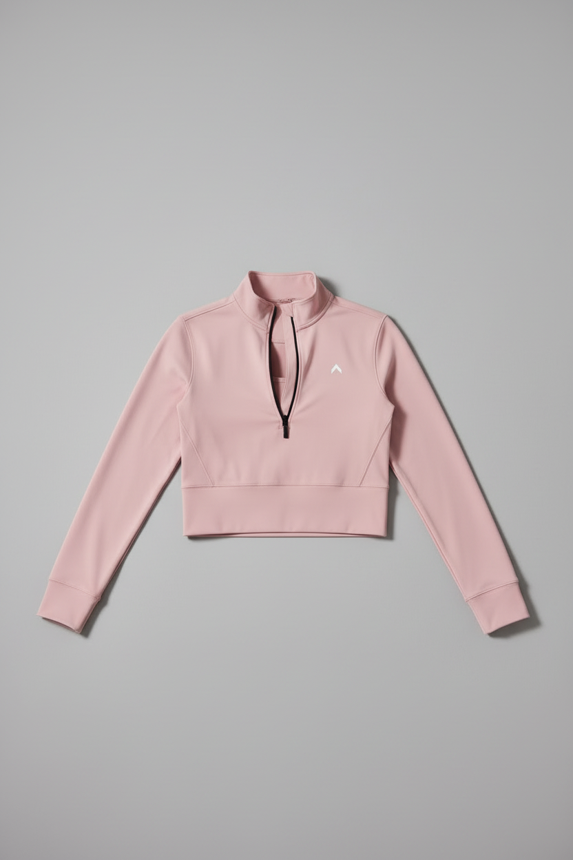 Soft Pink Jacket - Flat Lay