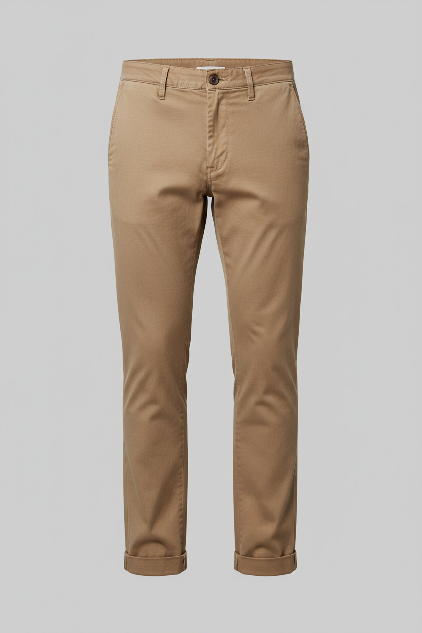 Stone Chinos Flat Lay