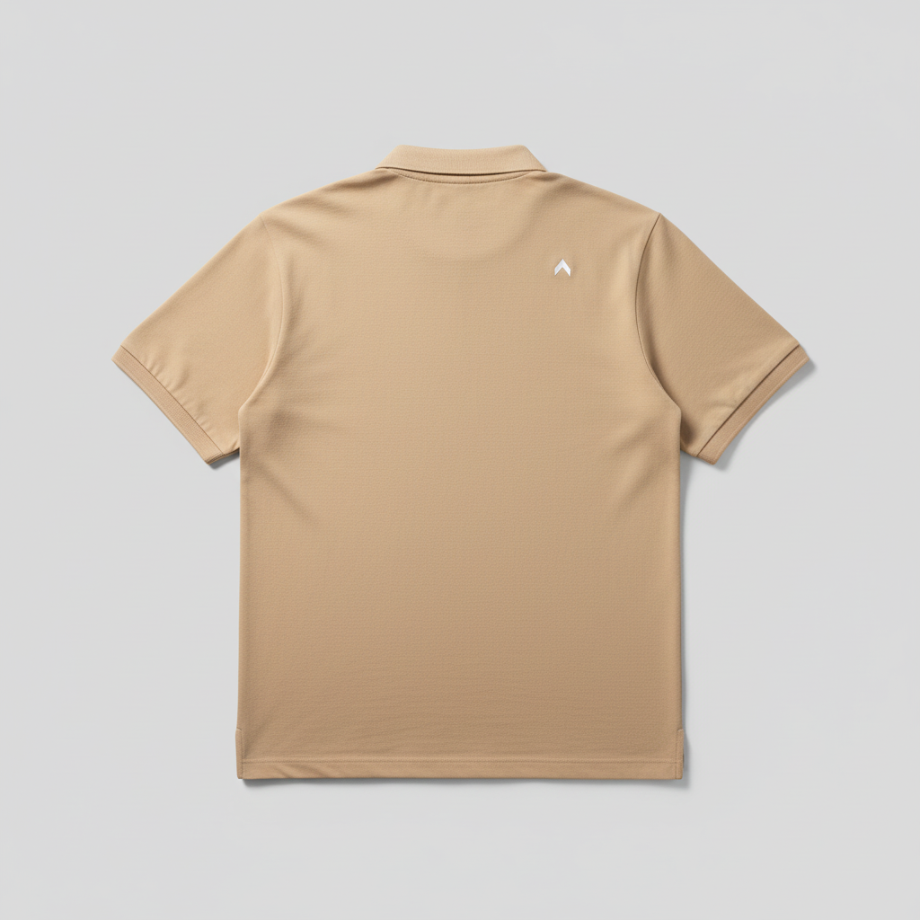 Warm Beige Polo Back