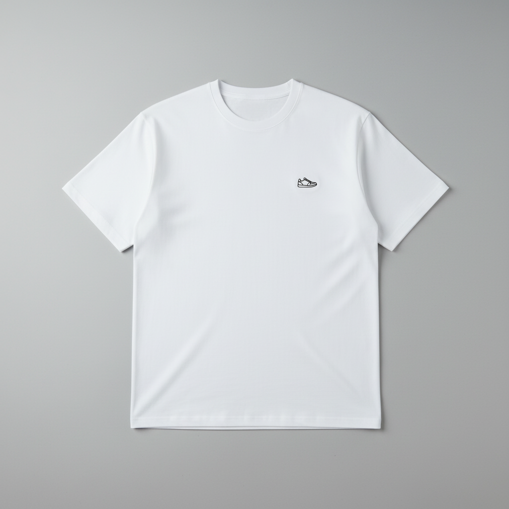 White Front Flat Lay