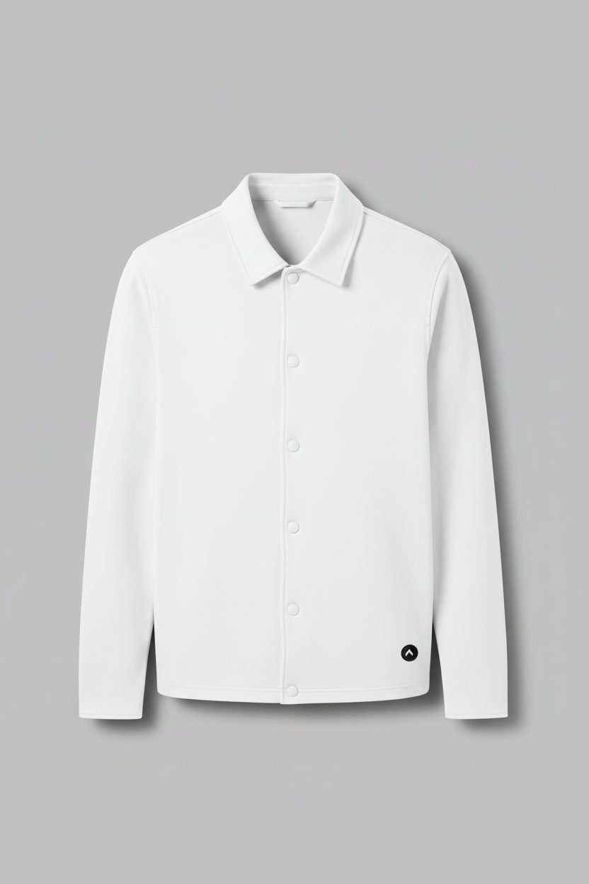 White jacket front view