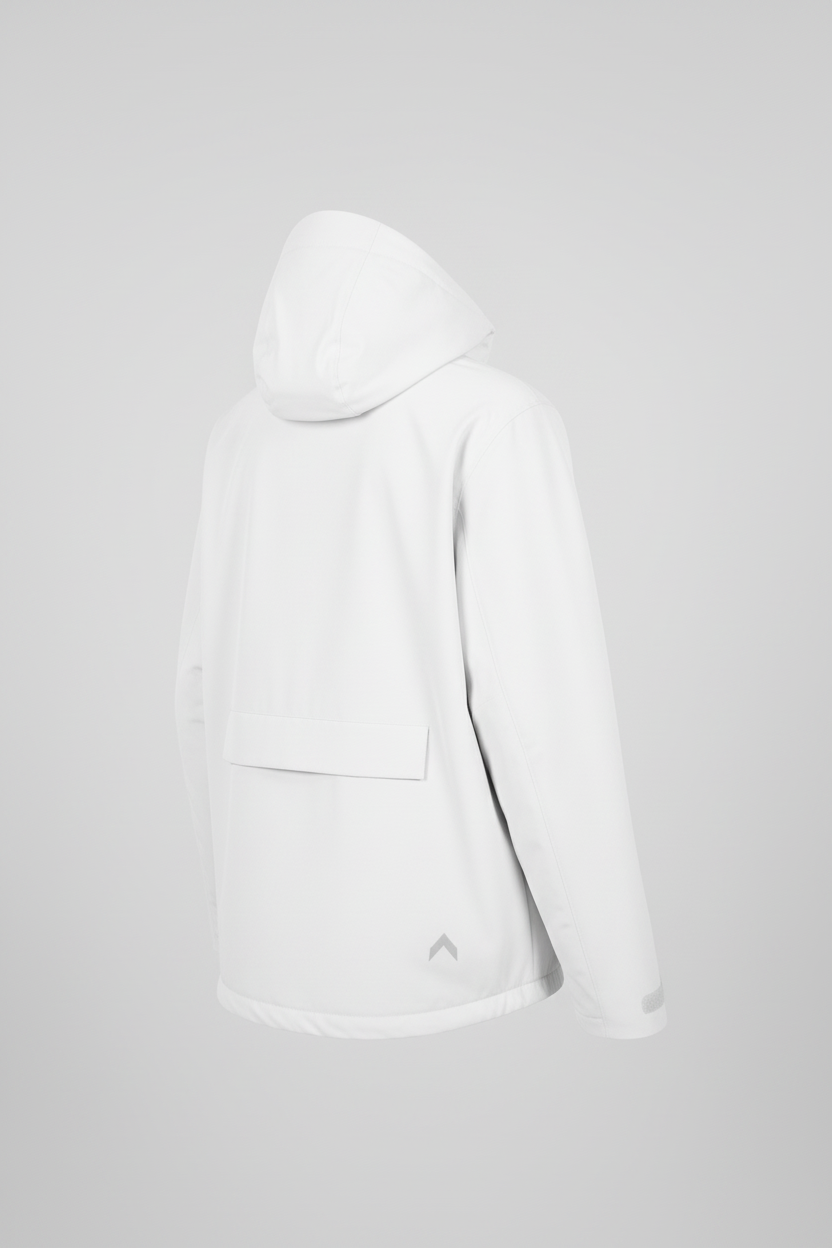 White pullover back angle 2