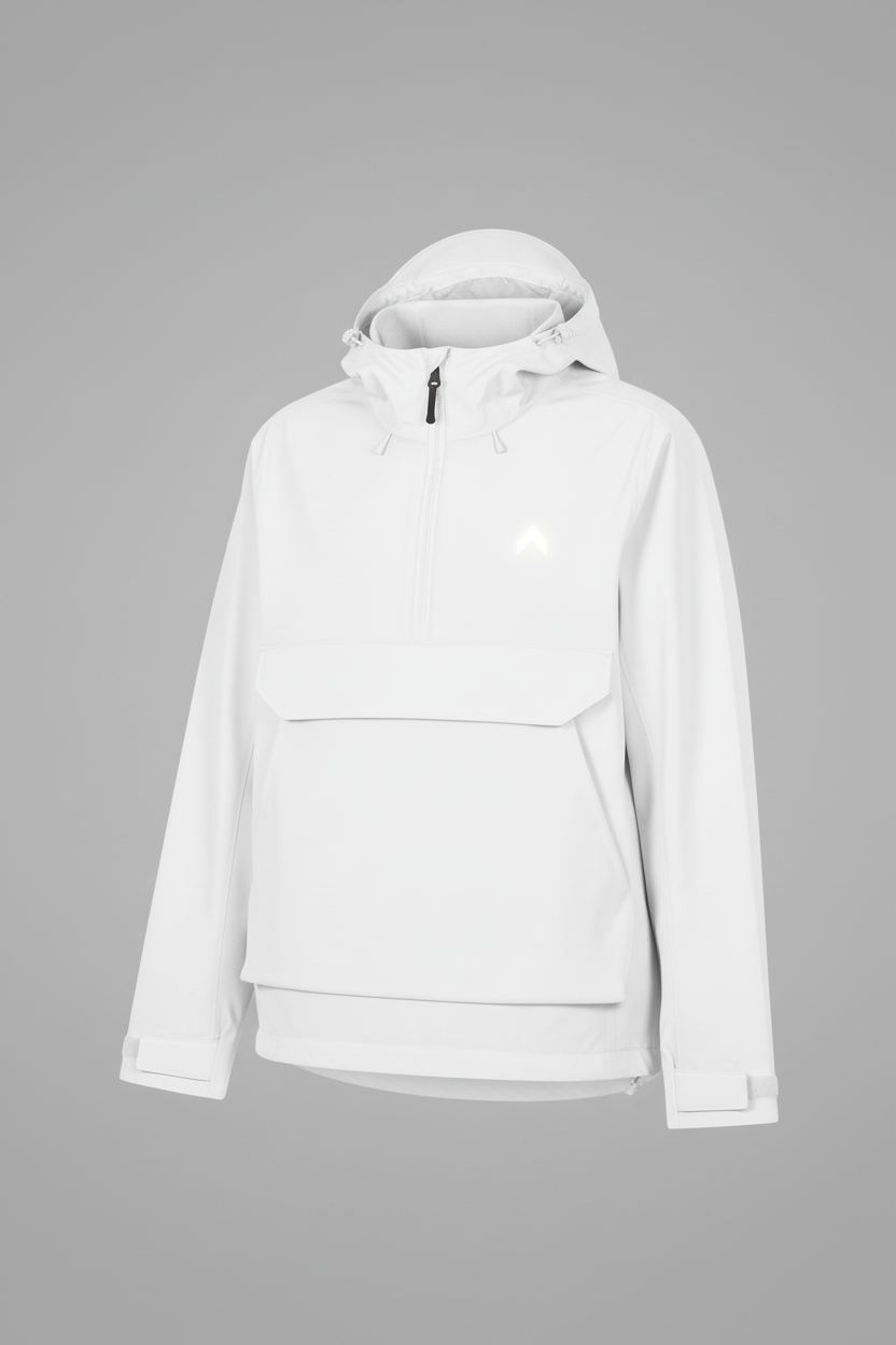 White pullover front angle 2