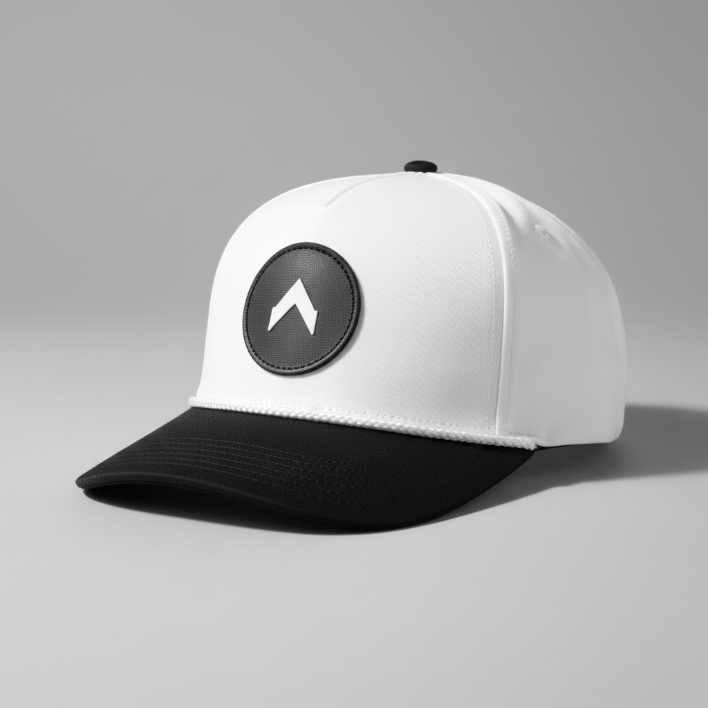 White rope hat angle